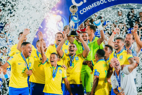 Brasil conquista a Copa América de Beach Soccer pela quarta vez